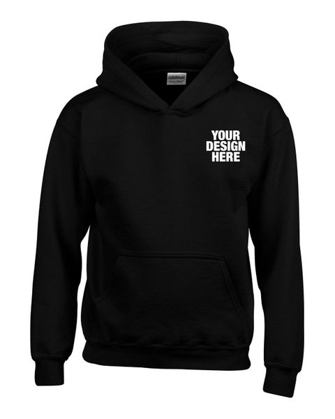 Gildan Youth Heavy Blend 8 oz., 50/50 Hooded Sweatshirt - Custom Hats Now