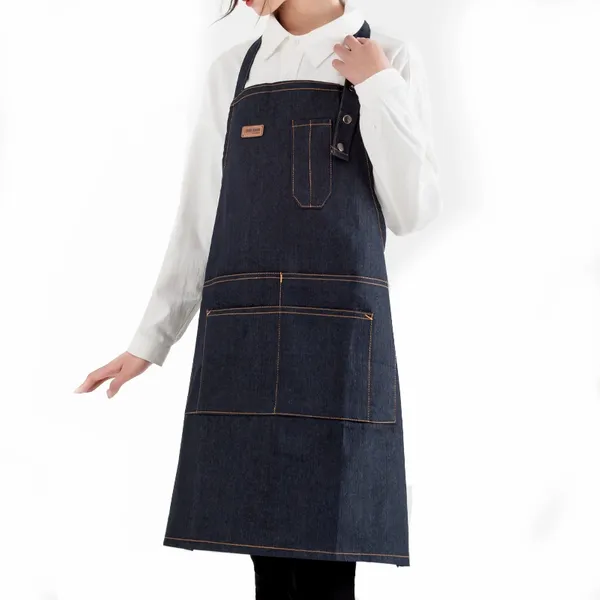 Denim Lanyard Apron - Custom Hats Now