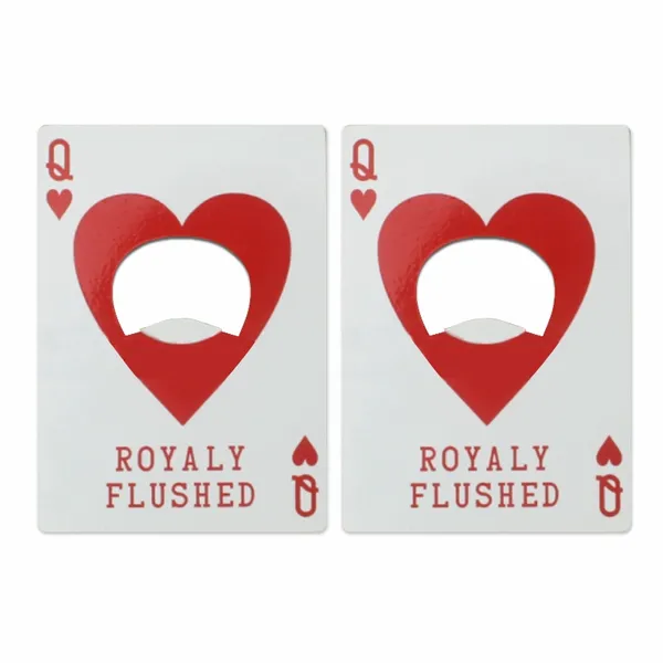 Queen of Hearts Bottle Opener - Custom Hats Now