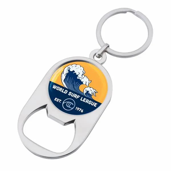 Multiuse Alloy Bottle Opener Keychain - Custom Hats Now