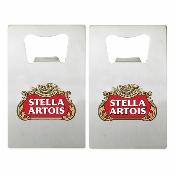 Silver Card Bottle Opener - Custom Hats Now