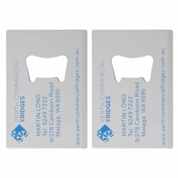 Color Filled Card Bottle Opener - Custom Hats Now