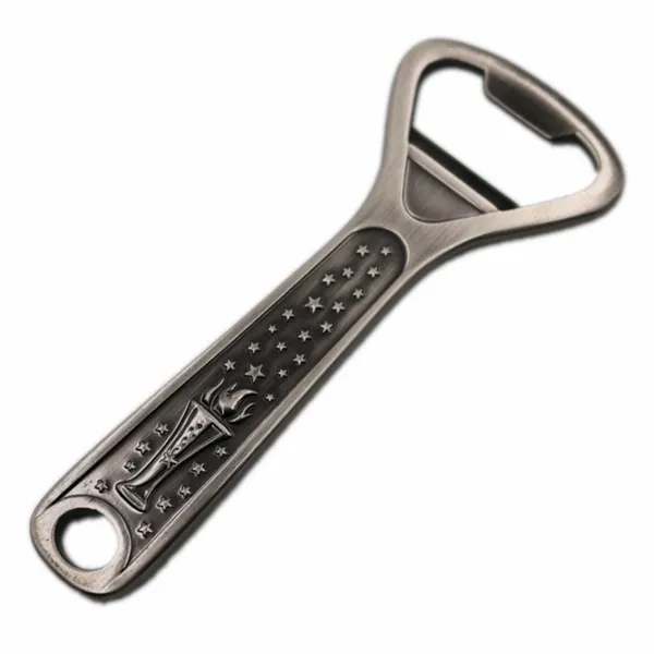 Antique Silver Bottle Opener - Custom Hats Now