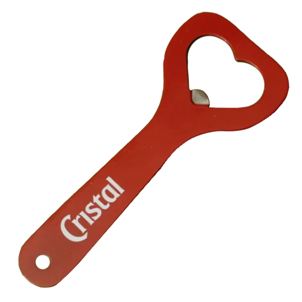 Heart-Shaped Bottle Opener - Custom Hats Now