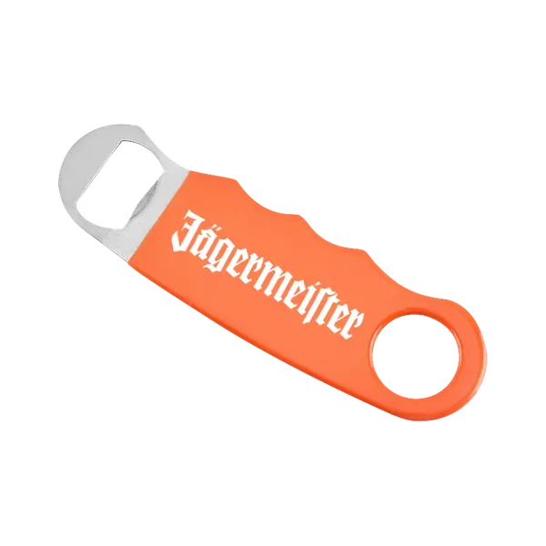 Orange Hand Grip Flat Bottle Opener - Custom Hats Now