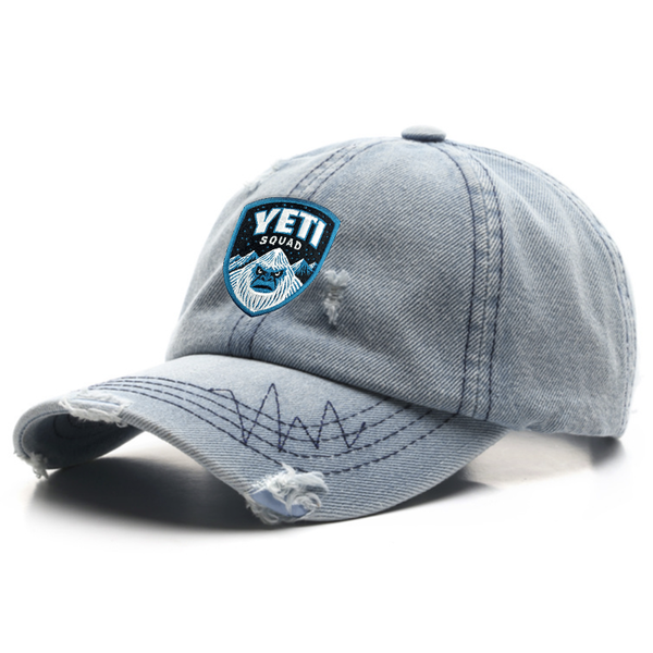 Modern Tattered Denim Cap - Custom Hats Now