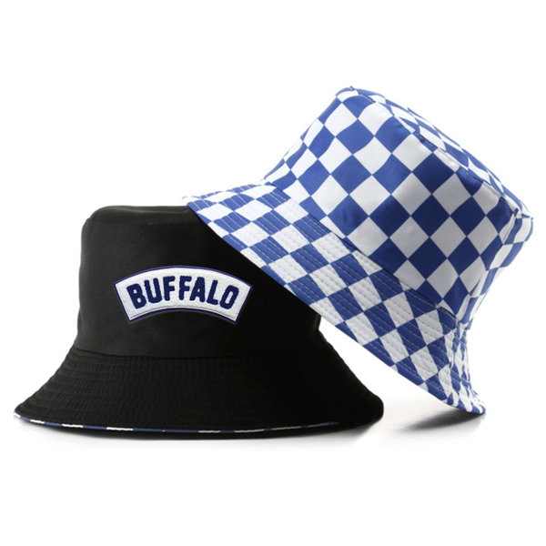 Checkered Cotton Bucket Hat - Custom Hats Now
