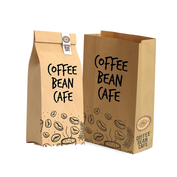 Kraft Paper Food Bag - Custom Hats Now