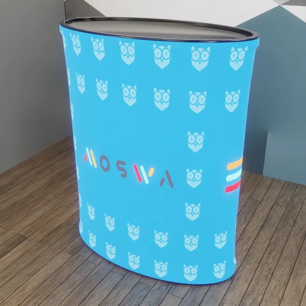 Oval Shaped Counter - Custom Hats Now