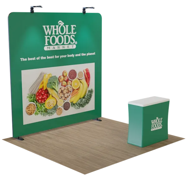 10' x 8' Straight Zip Up Display - Custom Hats Now