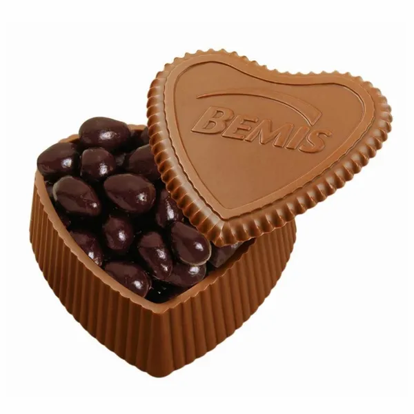 Heart Box with Premium Confection - Custom Hats Now