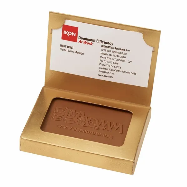 Custom Chocolate Cookies - Cookie Business Card Box - Custom Hats Now