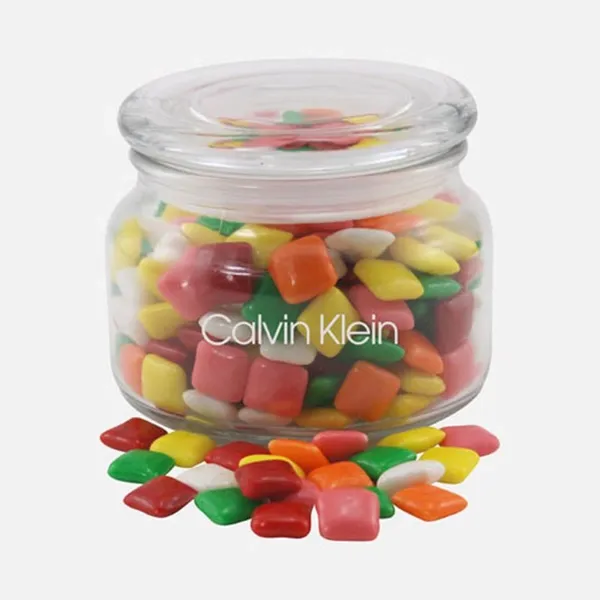 Jar with Mini Chicklets Gum - SG200 - Custom Hats Now
