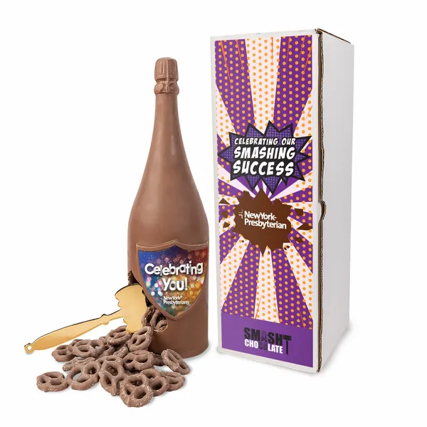 Mega Smash Chocolate with Mini Milk Pretzels - Custom Hats Now