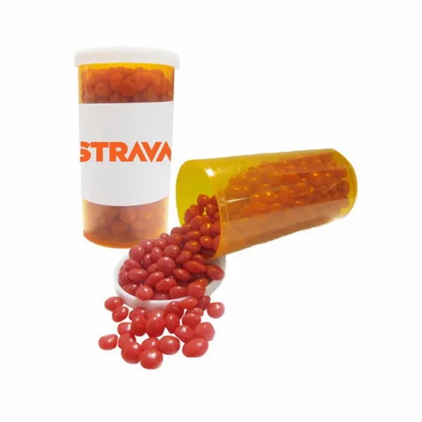 Large Promo Pill Bottles-Cinnamon Imperials - Custom Hats Now