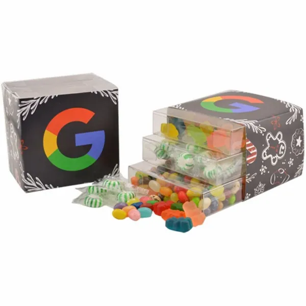 3 Way Candy Stack Acetate Tower - TRB827 - Custom Hats Now