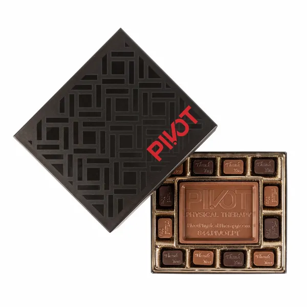 Small Custom Chocolate Delight Gift Box 8" - Custom Hats Now