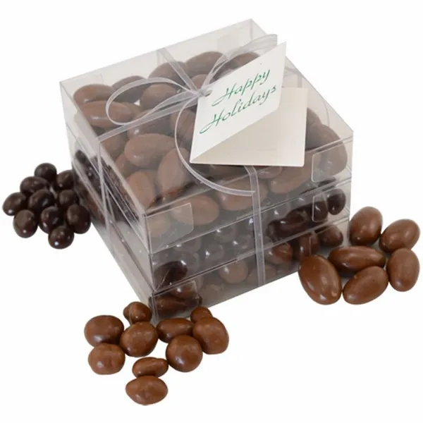 3 Way Chocolate Covered Stack Acetate Tower - Custom Hats Now