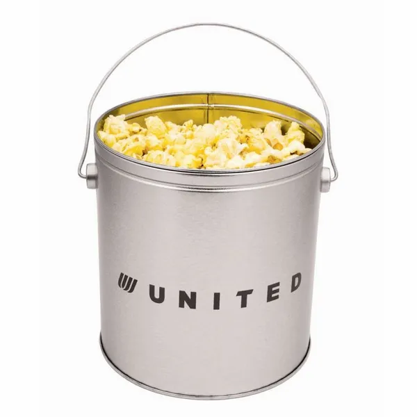One Gallon Popcorn Tin - Butter Popcorn - Custom Hats Now