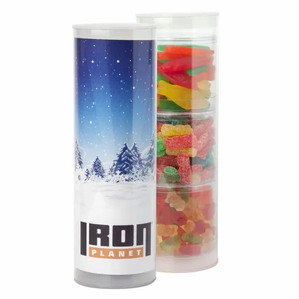 Clever Candy 3 Piece Gift Tube with Gummy Candy - Custom Hats Now