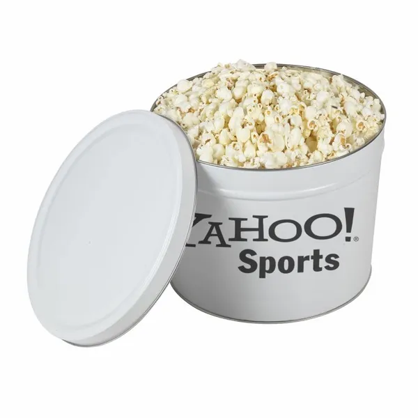 Two Gallon Popcorn Tin - Butter Popcorn - Custom Hats Now
