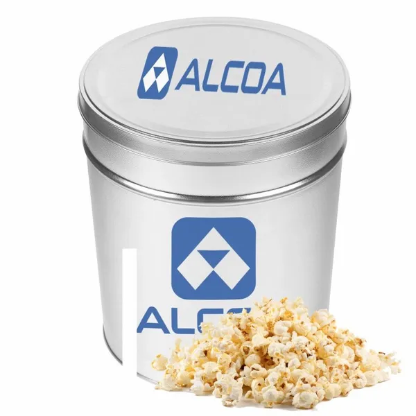 Three and a Half Gallon Popcorn Tin - Butter Popcorn - Custom Hats Now