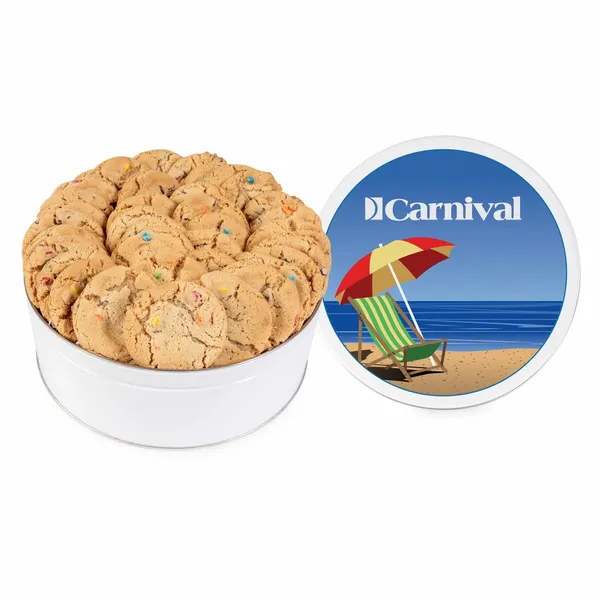 Fresh Beginnings Jewel Chip Cookie Tin (Large) - Custom Hats Now