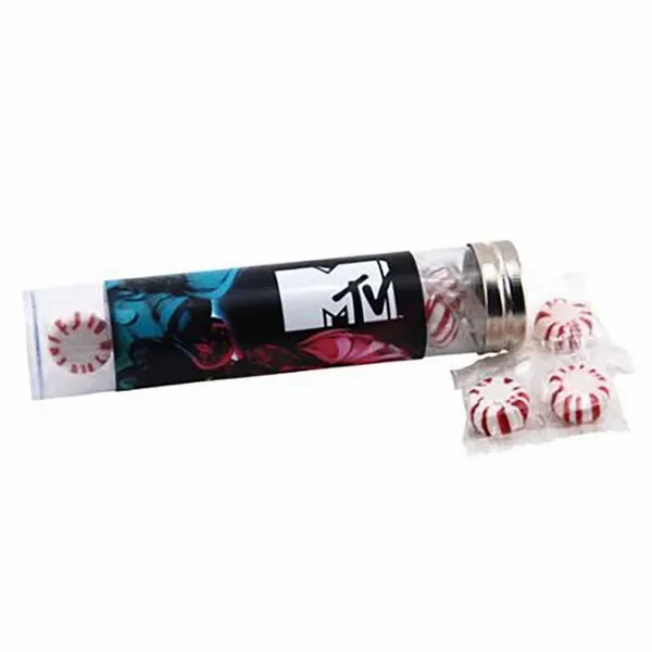 Large 6" Candy Tube with Starlight Mints - Custom Hats Now