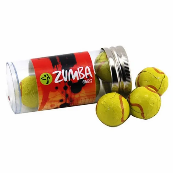 Tube with Choc Tennis Balls - TRB610 - Custom Hats Now