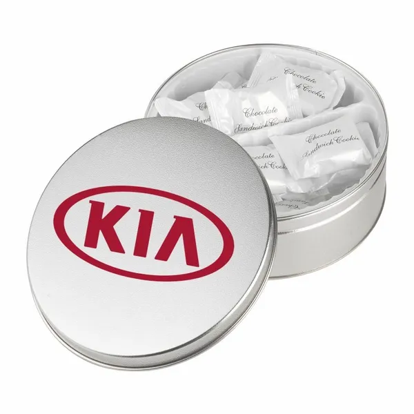 Warm Wishes Tins - Chocolate Covered Sandwich Cookie - Custom Hats Now