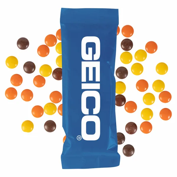 Full Color Tube DigiBag™ with Reese's Pieces - Custom Hats Now