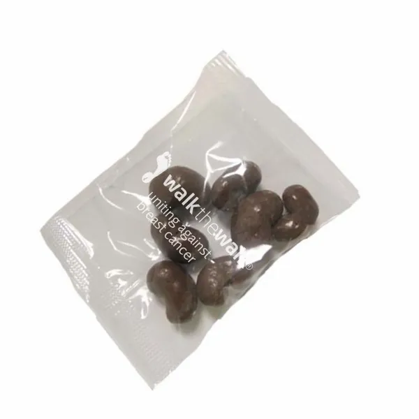 1oz. Goody Bags - Milk Chocolate Cashews - Custom Hats Now