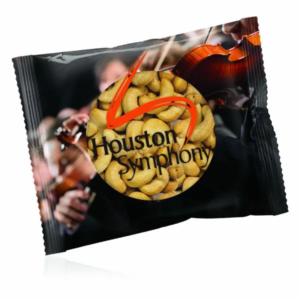 2oz. Full Color DigiBag™ with Jumbo Salted Cashews - Custom Hats Now
