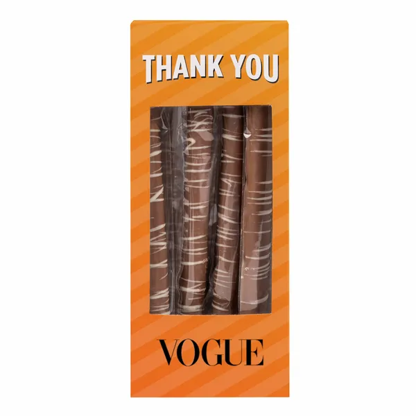 Pretzel Rods - Milk Chocolate - Custom Hats Now