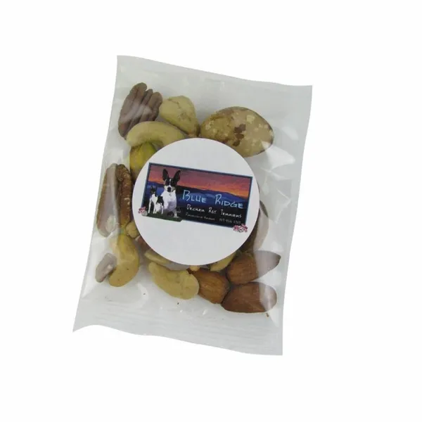 1oz. Goody Bags - Deluxe Mixed Nuts - Custom Hats Now