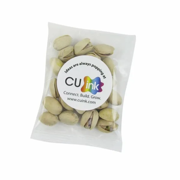 1oz. Goody Bags - Jumbo Salted Pistachios - Custom Hats Now