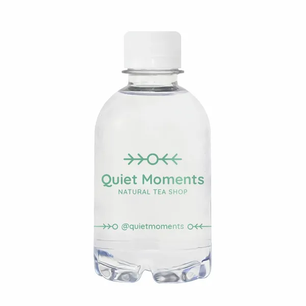 8 oz Plastic Bullet Bottle – Screen Printed Custom Water - Custom Hats Now