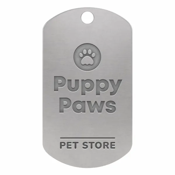 Die Struck Metal Dog Tags