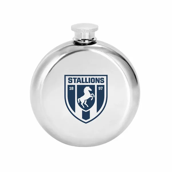 Round Hip Flasks - Custom Hats Now