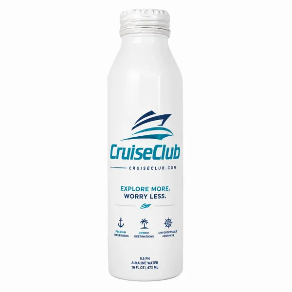 16 oz Aluminum Tall and Skinny Bottle (with Direct Print) - Custom Hats Now