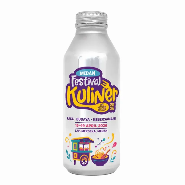 16 oz Aluminum Chubby Bottle with Direct Print - Custom Hats Now