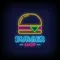 Burger Shop Neon Sign - Custom Hats Now