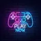 Play Now Neon Sign - Custom Hats Now