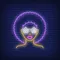 Afro Retro Girl Neon Sign - Custom Hats Now