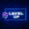 Level Up Neon Sign - Custom Hats Now