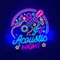 Acoustic Night Party Neon Sign - Custom Hats Now