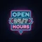 24/7 Open Hours Neon Sign - Custom Hats Now