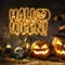 Halloween Neon Sign - Custom Hats Now
