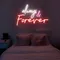 Always And Forever Neon Sign - Custom Hats Now