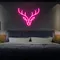 Abstract Deer Neon Sign - Custom Hats Now